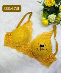 Girls Padded Soft Comfortable Foam Lace Pad Bra COD :-L201