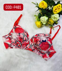 Soft Comfortable Foam Print Pad Bra COD:-P401