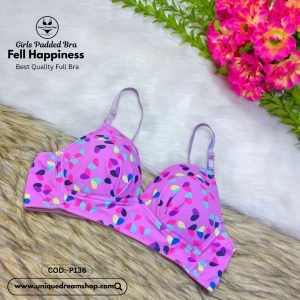 ফোম  সিঙ্গেল প্যাডেড পুশা-আপ ব্রা কোডঃ-P136